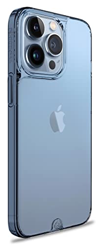 Fortress Iphone 13 Pro Case Clear [Infinite Glass] Strong Tempered Glass Back (Not Plastic) Non-Scratch, Anti-Fingerprint, Non-Yellowing Iphone 13 Pro Clear Case With Military Grade Drop Protection