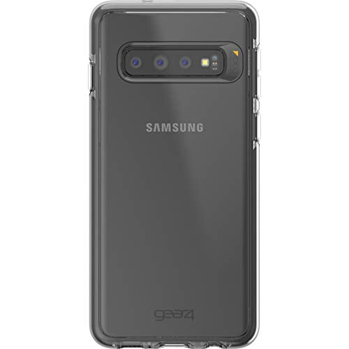 Gear4 Piccadilly Clear Case With Advanced Impact Protection [ Protected By D3o ], Slim, Tough Design For Samsung Galaxy S10 – Black