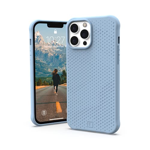 [U] By Uag Designed For Iphone 13 Pro Max Case Blue Cerulean Dot Slim Fit Lightweight Stylish Pattern Impact Resistant Protective Phone Cover, [6.7 Inch Screen]