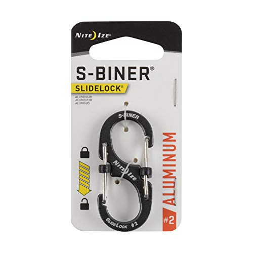 Nite Ize Lsba2-09-R6 S-Biner Slidelock Dual Locking Carabiner, Size #3, Charcoal