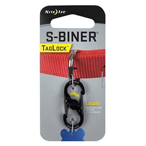 Nite Ize S-Biner Taglock, Black Plsbm-01-R3