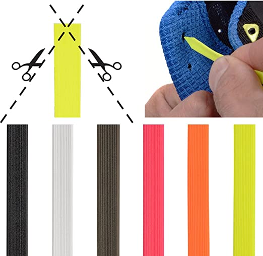 Nite Ize Knotbone Stretch Laces, Neon Yellow