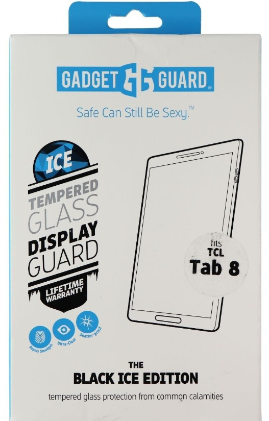 Gadget Guard Black Ice Edition Tempered Glass For Tcl Tab 8 Clear