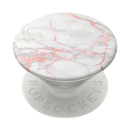 Popsockets Phone Grip With Expanding Kickstand, Marble Popgrip Rose Gold Marble