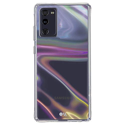 Case-Mate Soap Bubble Case For Samsung Galaxy S20 Fe 5g (Fan Edition) 6.5 Inch Iridescent Swirl