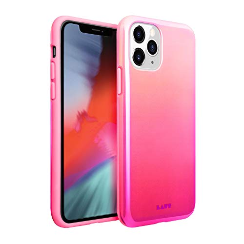 Laut | Huex Fades For Iphone 11 Pro | Color Fade Iridescent Design | Air Frame Technology | 13ft./ 4m Impact Protection | Easy To Snap On & Off | Qi Wireless Charger Compatible • Coral