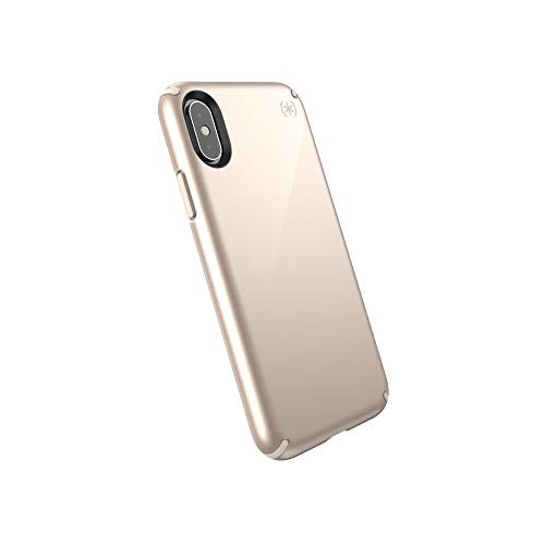 Speck Products Presidio Metallic Iphone Xs/Iphone X Case, Nude Gold Metallic/Nude Gold