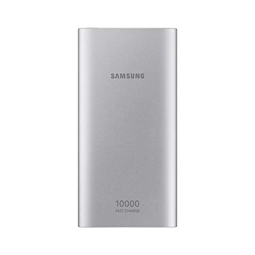 Samsung Battery Pack (10, 000 Mah) With Micro-Usb Cable, Silver (Retail Packaging)