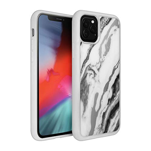 Laut | Mineral Glass For Iphone 11 Pro | Tempered Glass Back | Scratch Resistant | Mineral Pattern • Mineral White