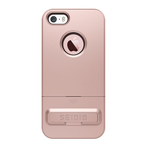 Seidio Cell Phone Case For Apple Iphone 5/5s/Se Rose Gold/Brown