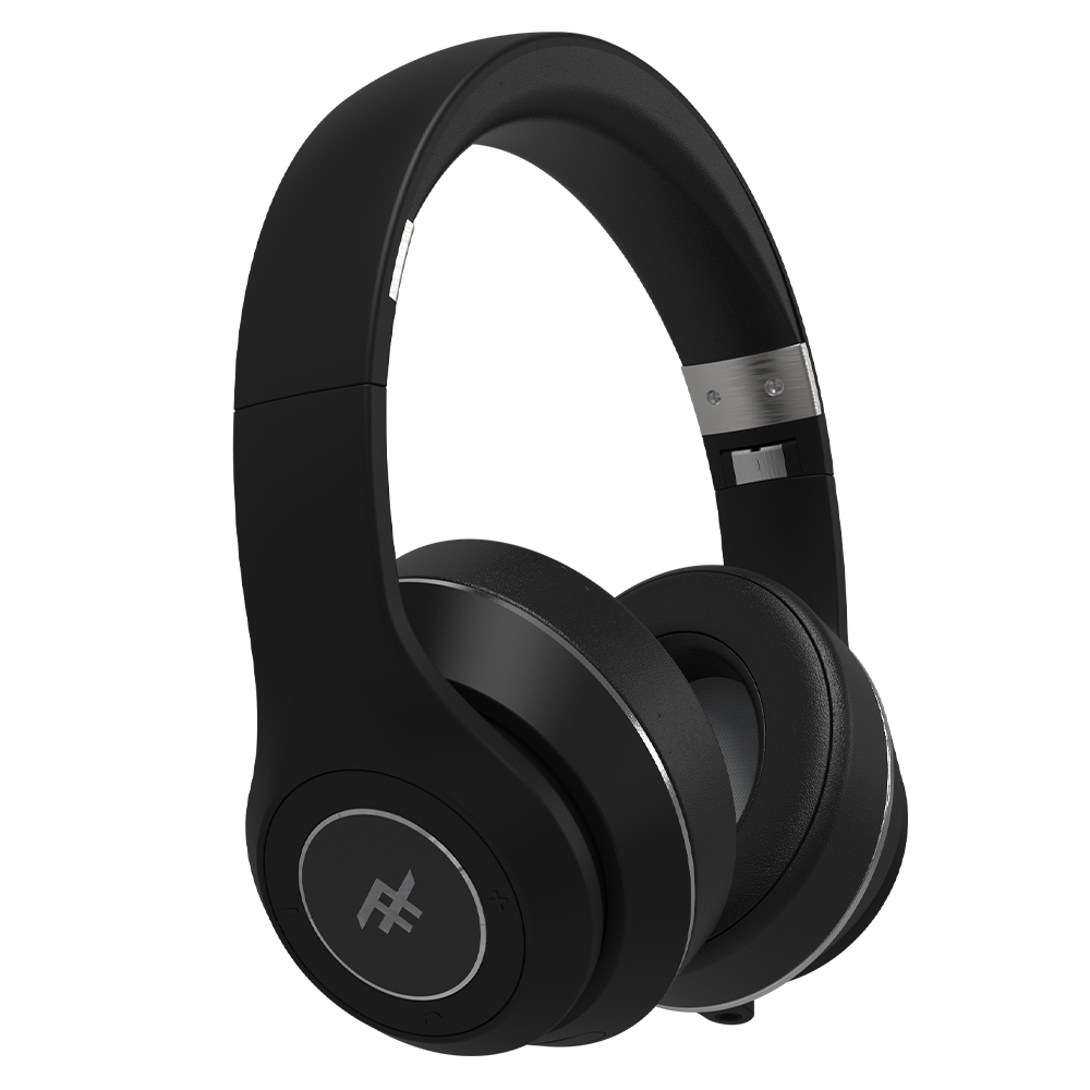 New Ifrogz Impulse 2 Wireless Premium Headphones With Long Battery Black