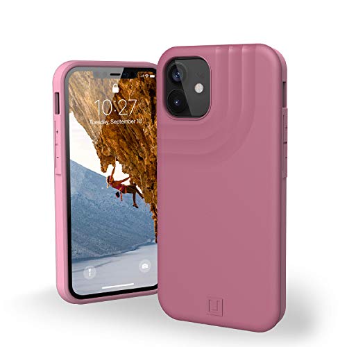 [U] By Uag Designed For Iphone 12 Mini Case [5.4-Inch Screen] Anchor Shock Absorbing Slim Fit Sleek Stylish Protective Phone Cover, Matte Dusty Rose