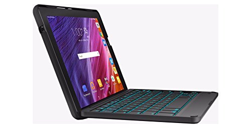 Zagg Folio Case With Backlit Keyboard For Asus 8" Zenpad Tablet Black, As8zfk-Bb0