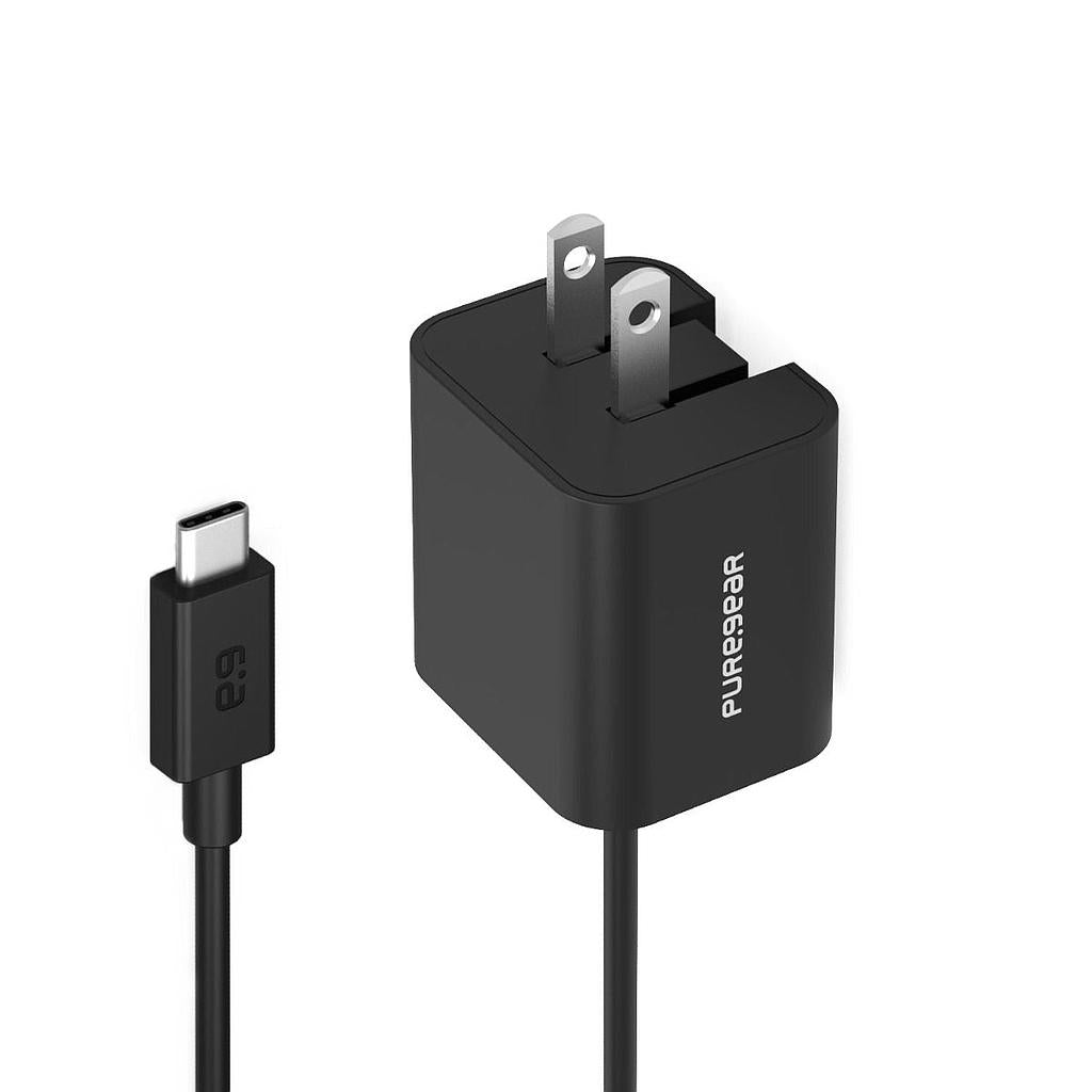 Puregear 15w Corded Usb-C Wall Charger 5 Feet Universal Black