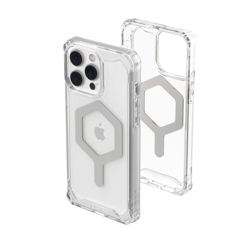 Urban Armor Gear Uag Designed For Iphone 14 Pro Max Case Clear Ice 6.7" Plyo Build-In Magnet Compatible With Magsafe Charging Lightweight Slim Shockproof Translucent Protective Cover