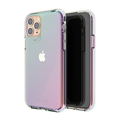 Gear4 702003723 Gear4 Crystal Palace Iridescent Compatible With Iphone 11 Pro Case, Advanced Impact Protection With Integrated D3o Technology, Anti-Yellowing, Phone Cover Â– Iridescent, Iphone 11 Pro