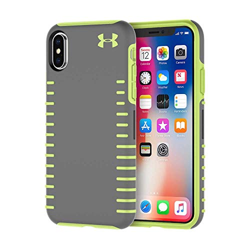 Under Armour Ua Protect Grip Case For Iphone Xs & Iphone X Graphite/Quirky Lime