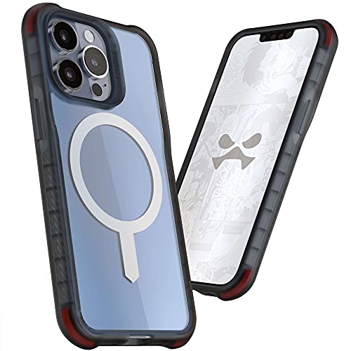 Ghostek Covert Iphone 13 Pro Magsafe Case Clear Shockproof Cover With Anti-Yellowing, Designed For 2021 (6.1inch) (Smoke)