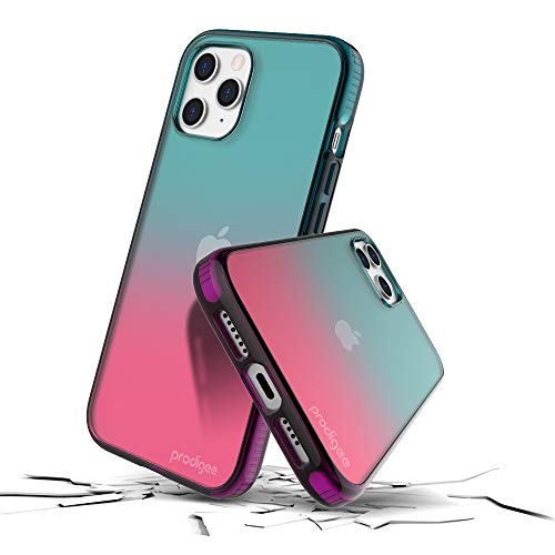 Prodigee Safetee Flow Space|Iphone 12 Pro Max Case | Military Grade Drop Tested | Wireless Charging Compatible | Dual Layer Protection | Scratch Resistant | Shockproof | 6.7 Inch