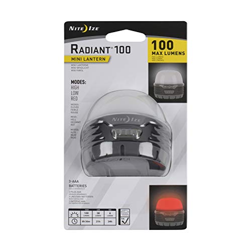 Nite Ize N04224 Radiant Mini Lantern, One Size, 100 Lumen