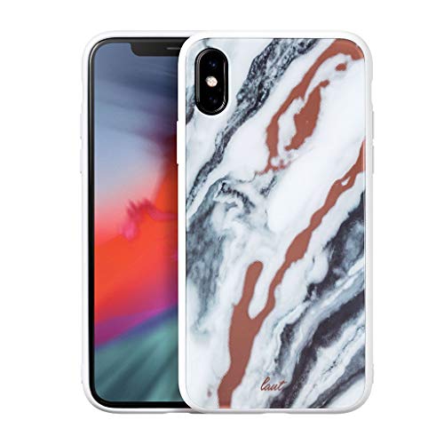 Laut Mineral Glass For Iphone Xs Max | 9h Super Tough Tempered Glass | Anti-Scratch | Compatible With Wireless Chargers (Mineral White)