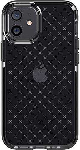 Tech21 Evo Check For Apple Iphone 12 Mini 5g With 12 Ft Drop Protection, Smokey/Black