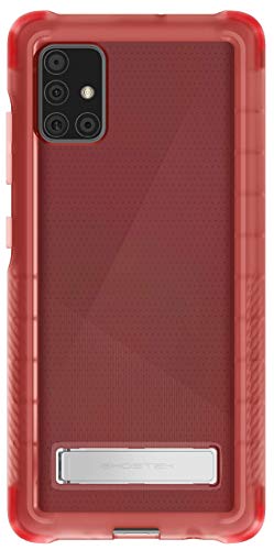 Ghostek Covert Galaxy A51 Case Clear With Kickstand Super Slim Fit Shockproof Design With Scratch Resistant Back And Anti Slip Hand Grip Wireless Charging Compatible 2020 Galaxy A51 (6.5 Inch) Pink