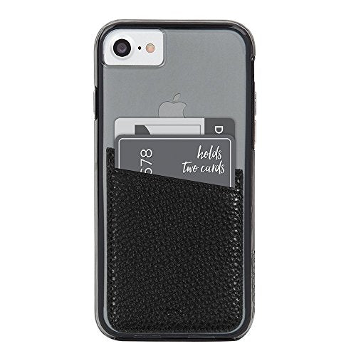 Case-Mate Cm035996 Stick On Credit Card Wallet Pockets Ultra-Slim Card Holder Universal Fit Apple – Iphone – Samsung – Galaxy And More – Silver Glitter