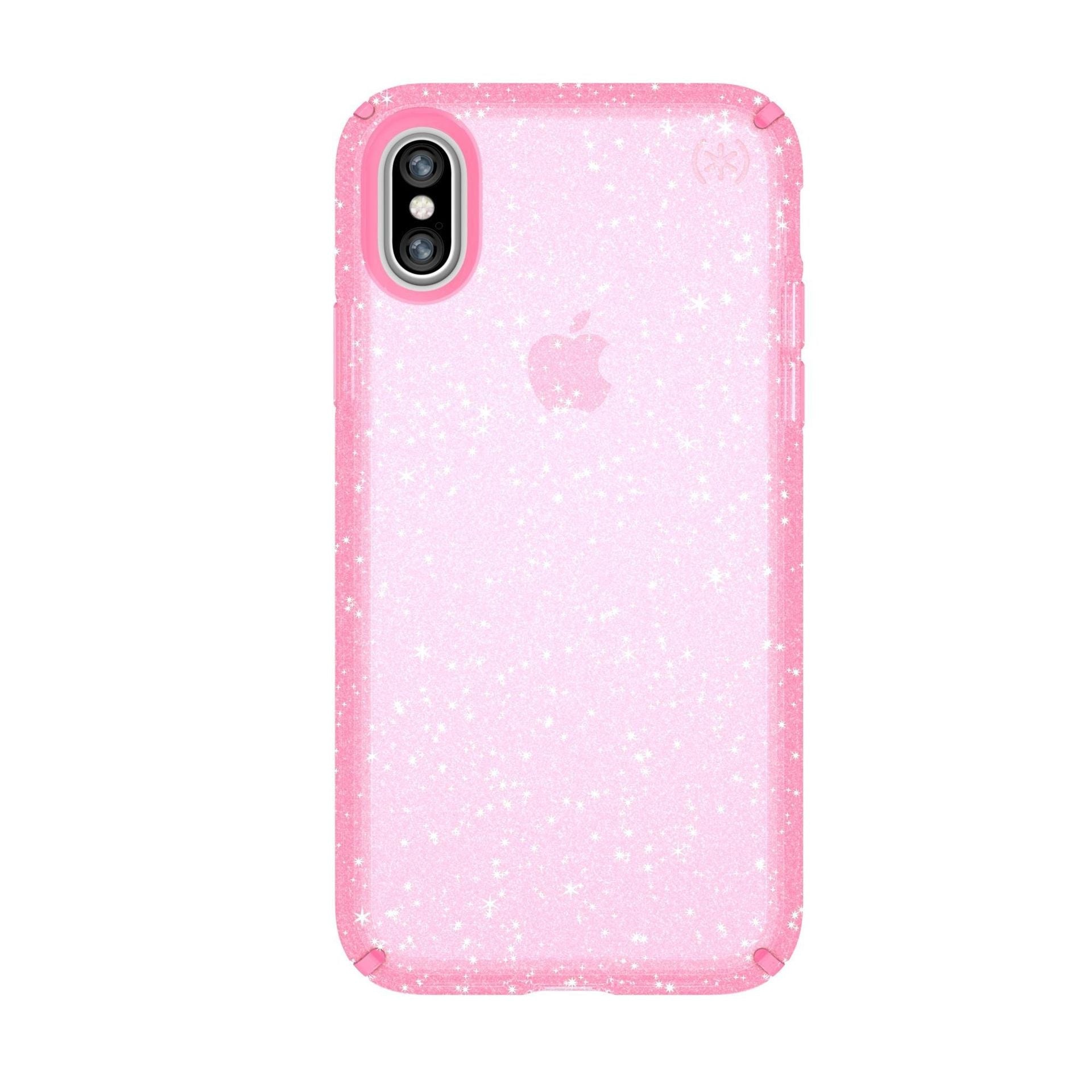 Speck Iphone Xs Presidio Clear + Glitter Case, Scratch-Resistant Impactium 8-Foo